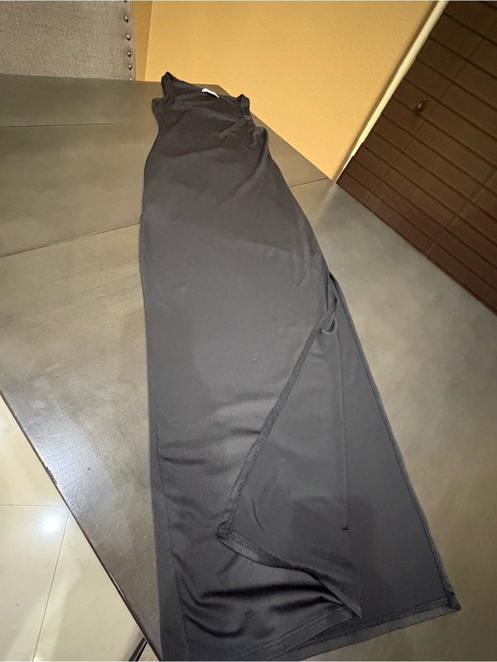 Sincerely Jules Black Maxi Dress with Side Slit -XS